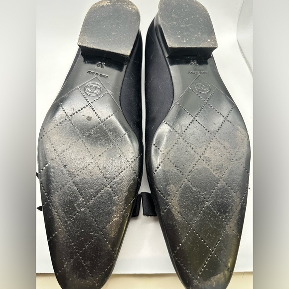 Chanel Camelia satin dress pumps size 39 - Picture 6 of 13